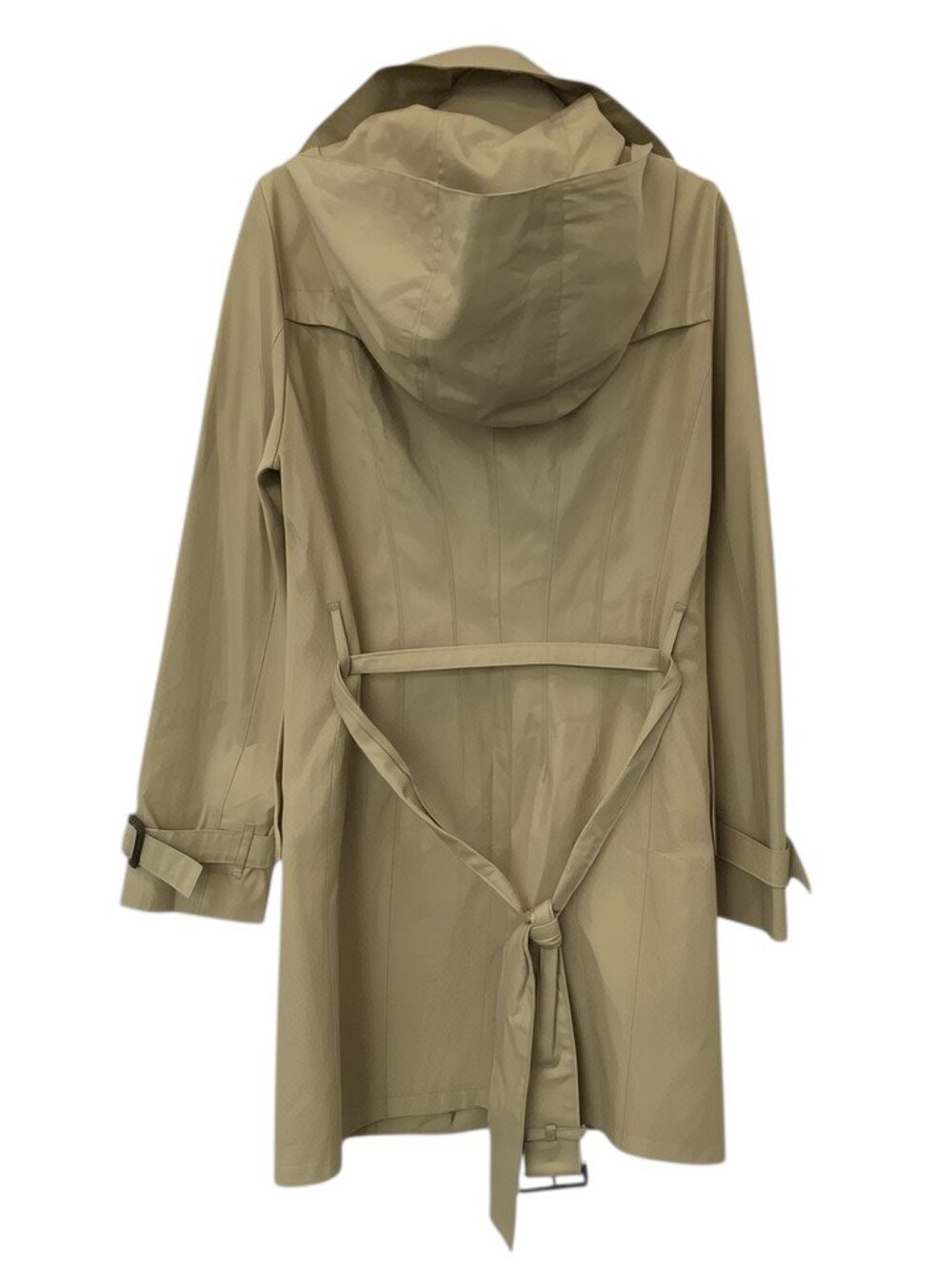 MICHAEL Michael Kors Vintage Tan Raincoat Trench Coat Size S Removable Hood - Picture 5 of 7